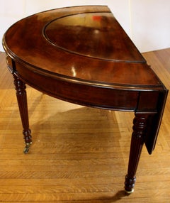 Circa 1825 Rare Form English Drinking Table