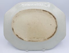 Circa 1830-60 Chinese Export Blue Canton Platter