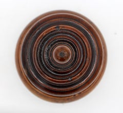 Circa 1830-60 English Treen Tobacco or Tea Caddy Box