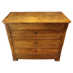 Circa 1830 Country French Louis Philippe Commode Chest of Drawers