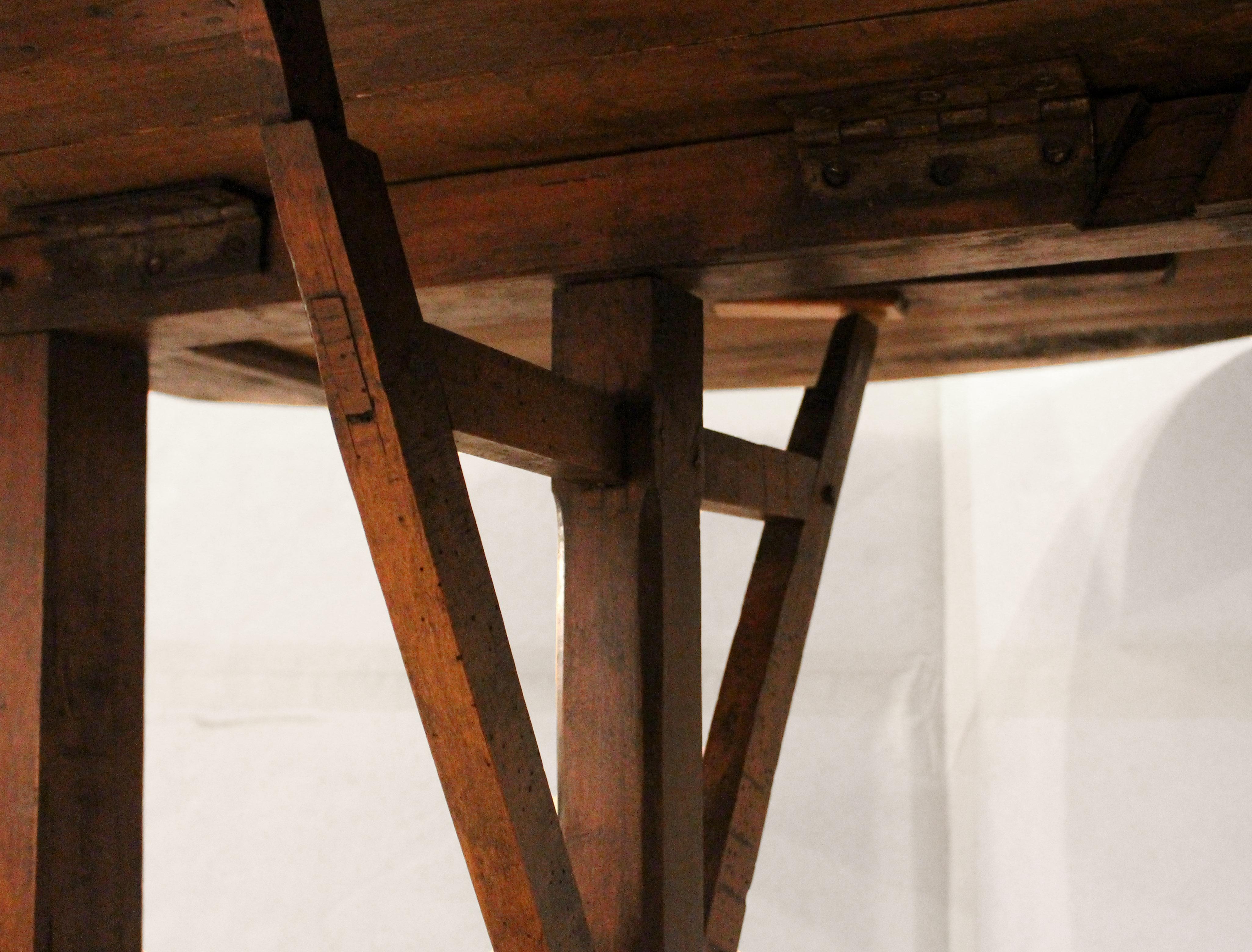 Circa 1830 Country French Tilt-Top Wine Tasting Table 1