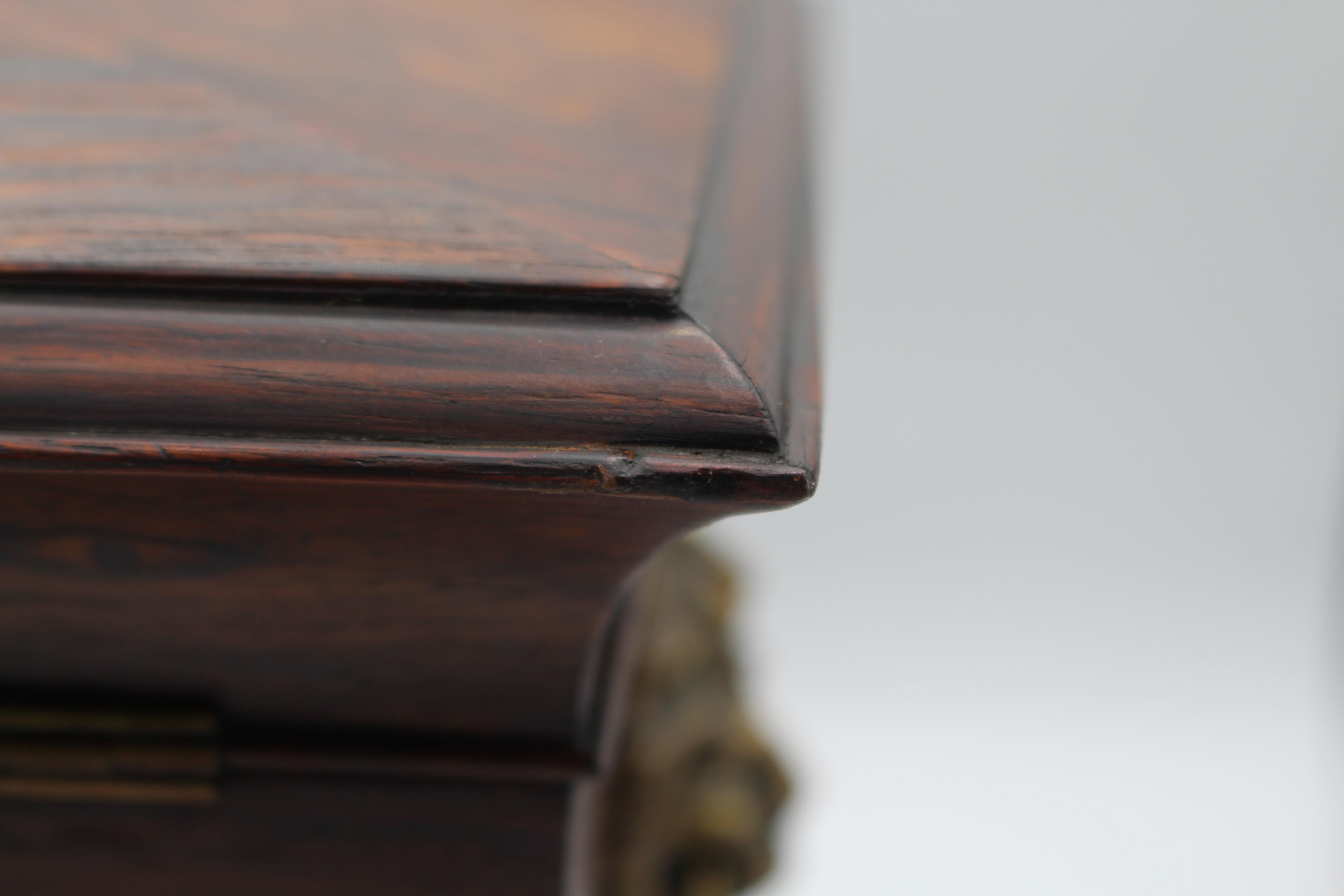 Circa 1830 English George IV-William IV Tea Caddy Box For Sale 5