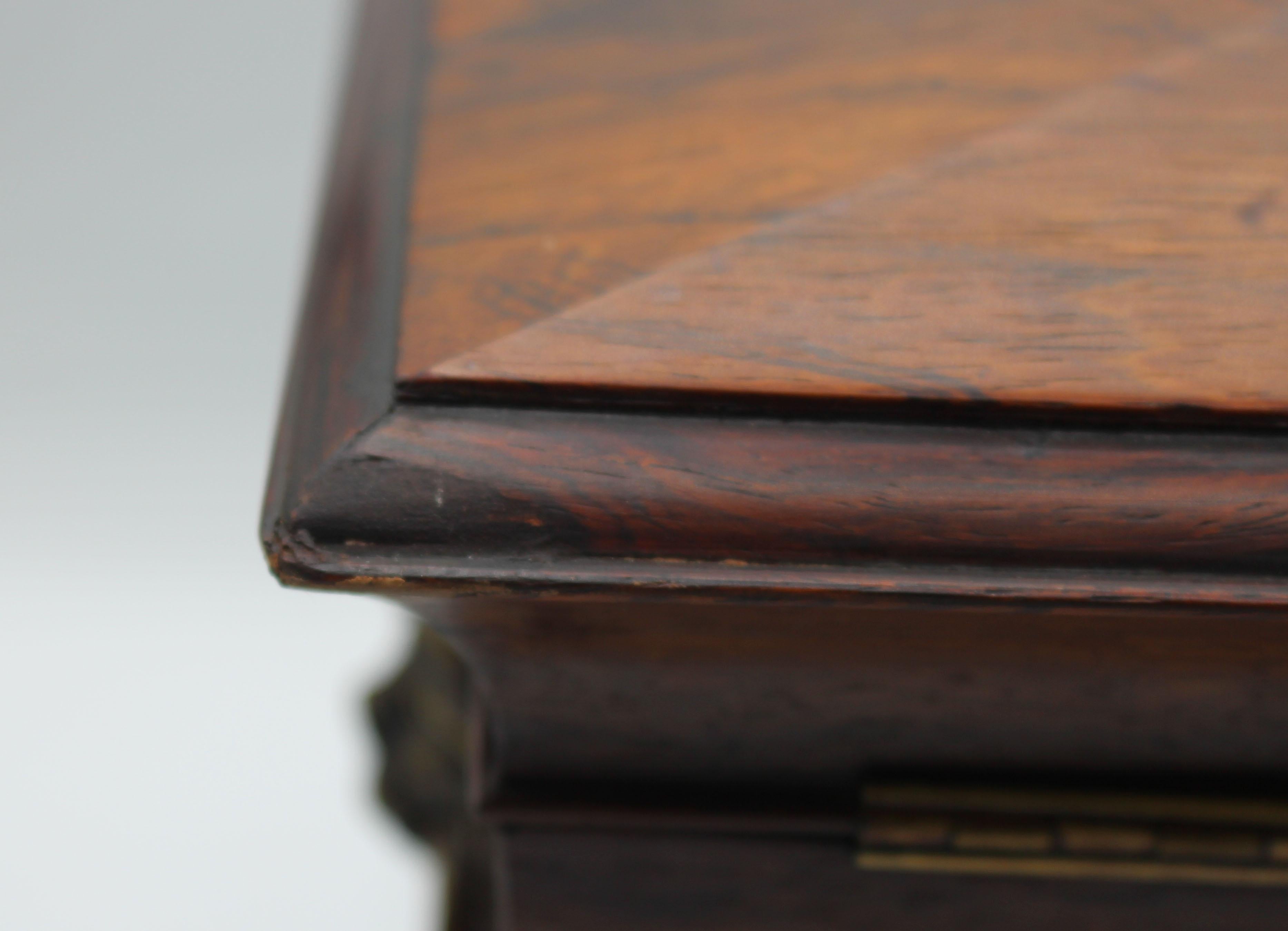 Circa 1830 English George IV-William IV Tea Caddy Box For Sale 4