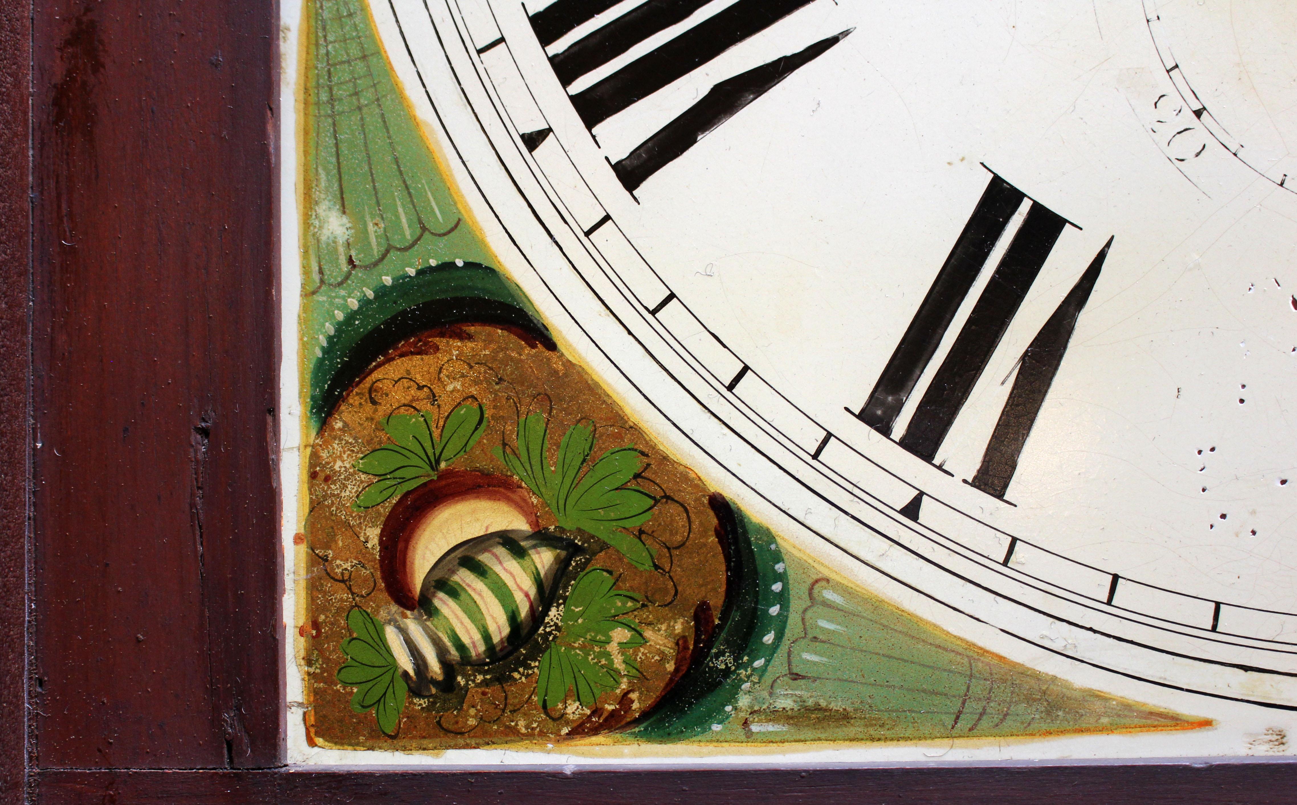 Circa 1830 English Georgian Tall Case Clock For Sale 2