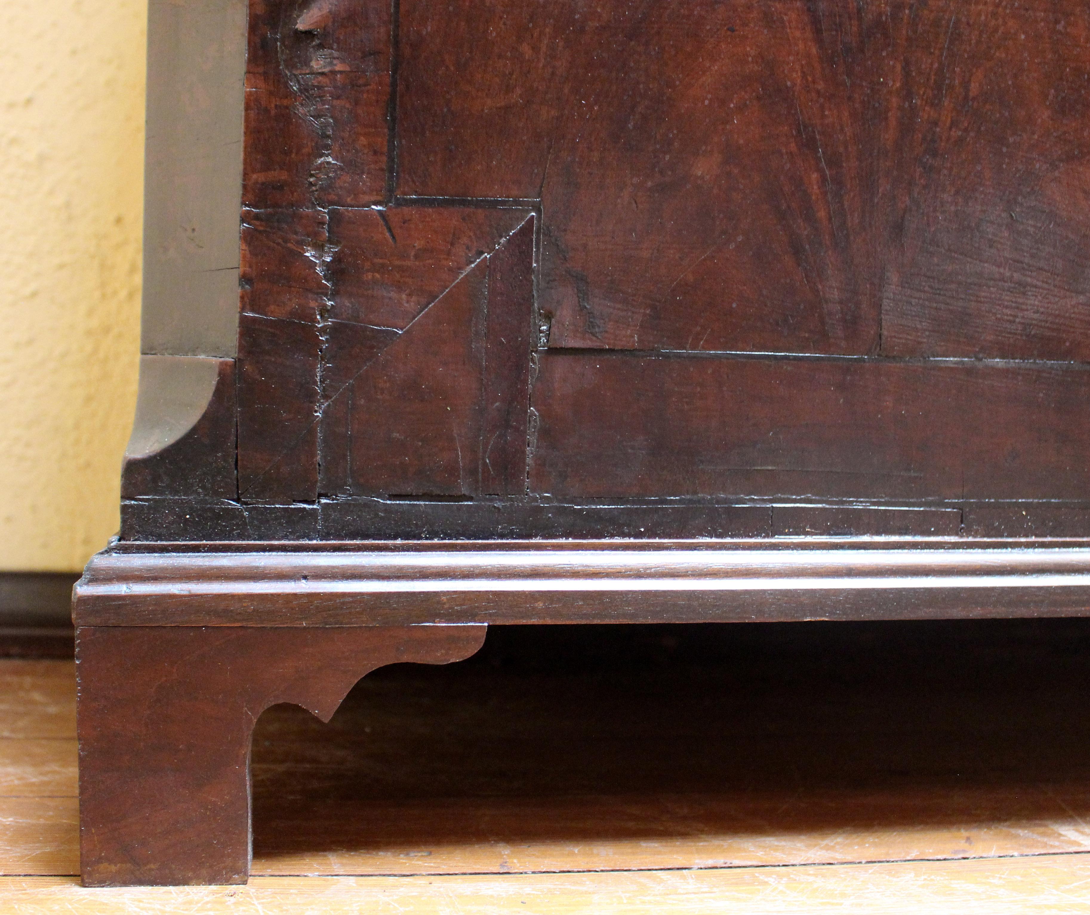 Circa 1830 English Georgian Tall Case Clock For Sale 3