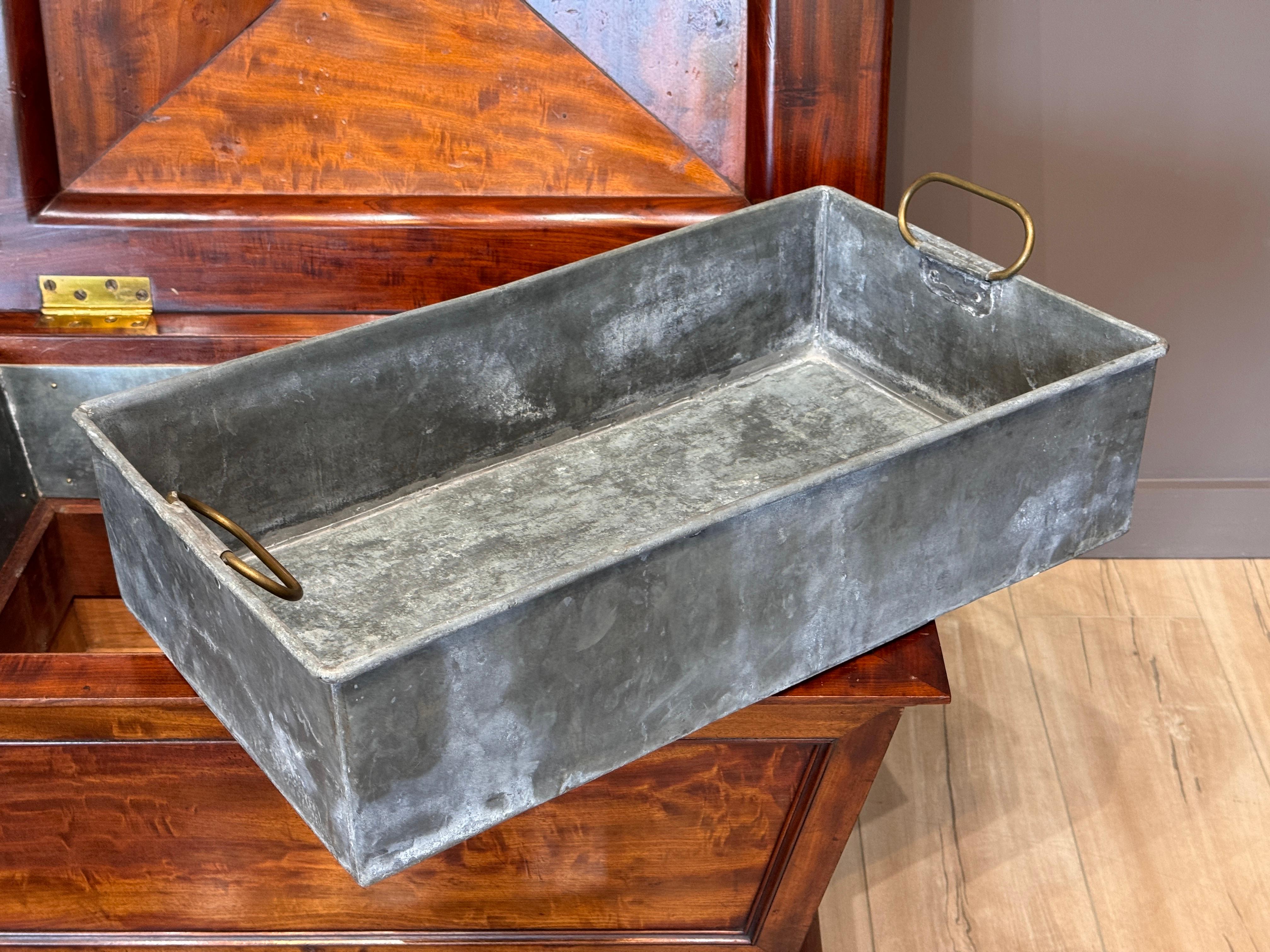 Circa 1830 English Regency Sarcophagus-Form Cellarette For Sale 5