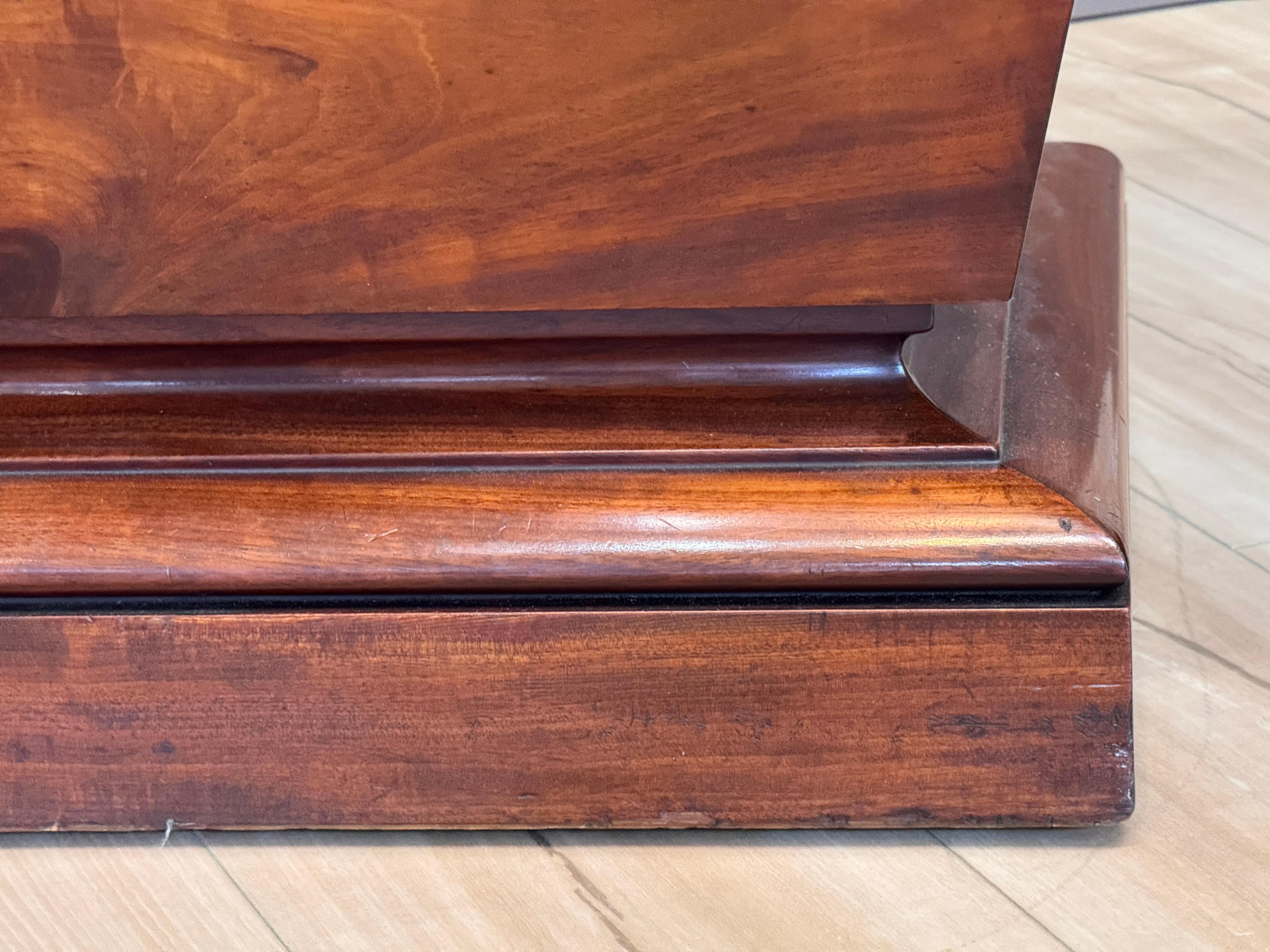 Circa 1830 English Regency Sarcophagus-Form Cellarette For Sale 8