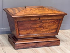 Circa 1830 English Regency Sarcophagus-Form Cellarette