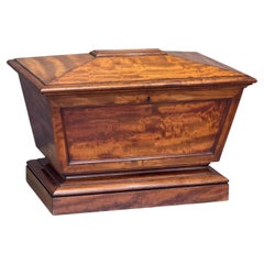 Circa 1830 English Regency Sarcophagus-Form Cellarette