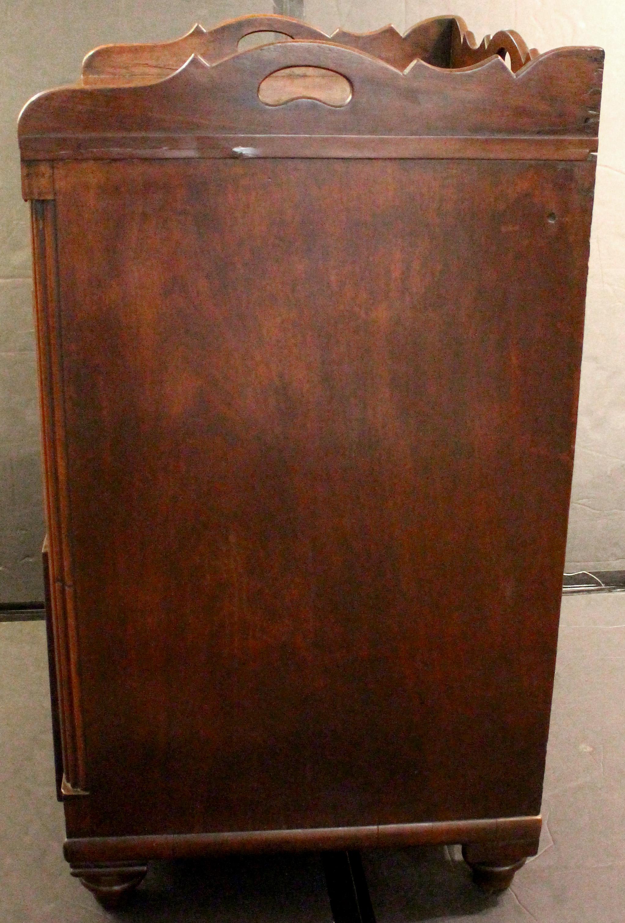 English Circa 1830 George IV - William IV Period Bedside Cabinet Commode For Sale
