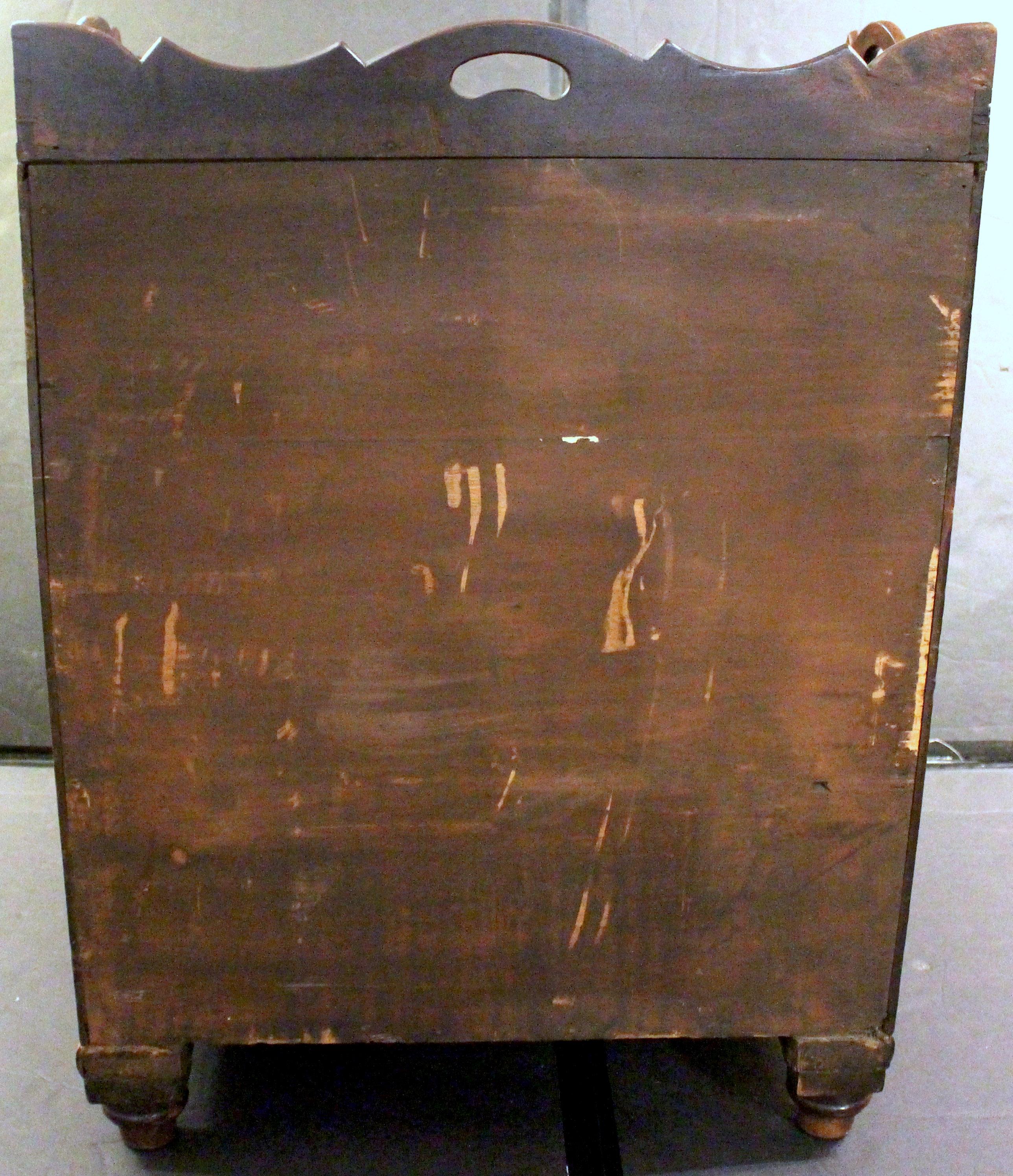 Turned Circa 1830 George IV - William IV Period Bedside Cabinet Commode For Sale