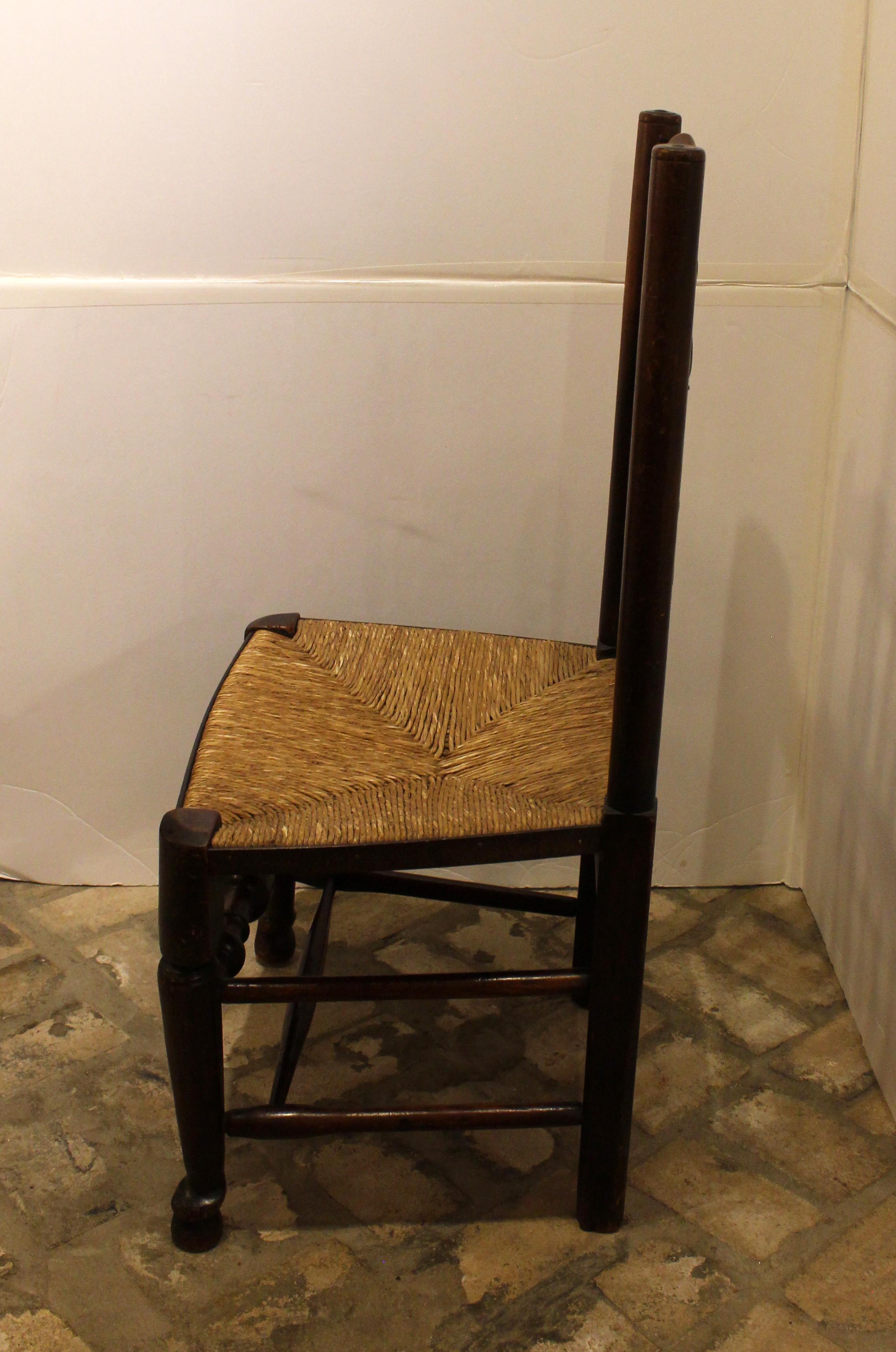 19th Century Circa 1830 Set of 8 English Dining Chairs