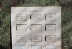 Circa 1830 The Young Ladies Mirror Charming Moralistic Paper Riddle Puzzle