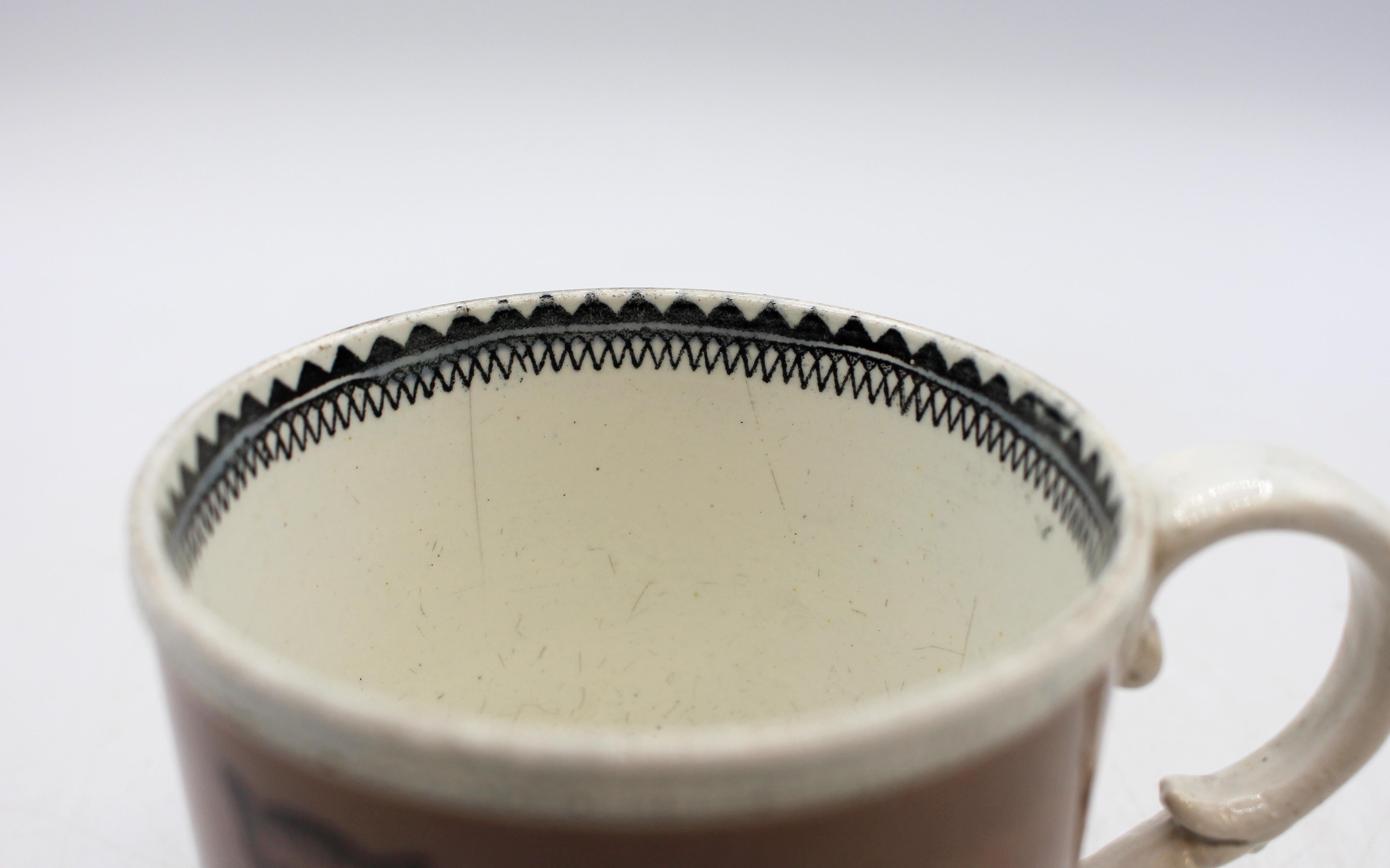 CIRCA 1830s Englisch Seltene Stone China Tankard (19. Jahrhundert) im Angebot