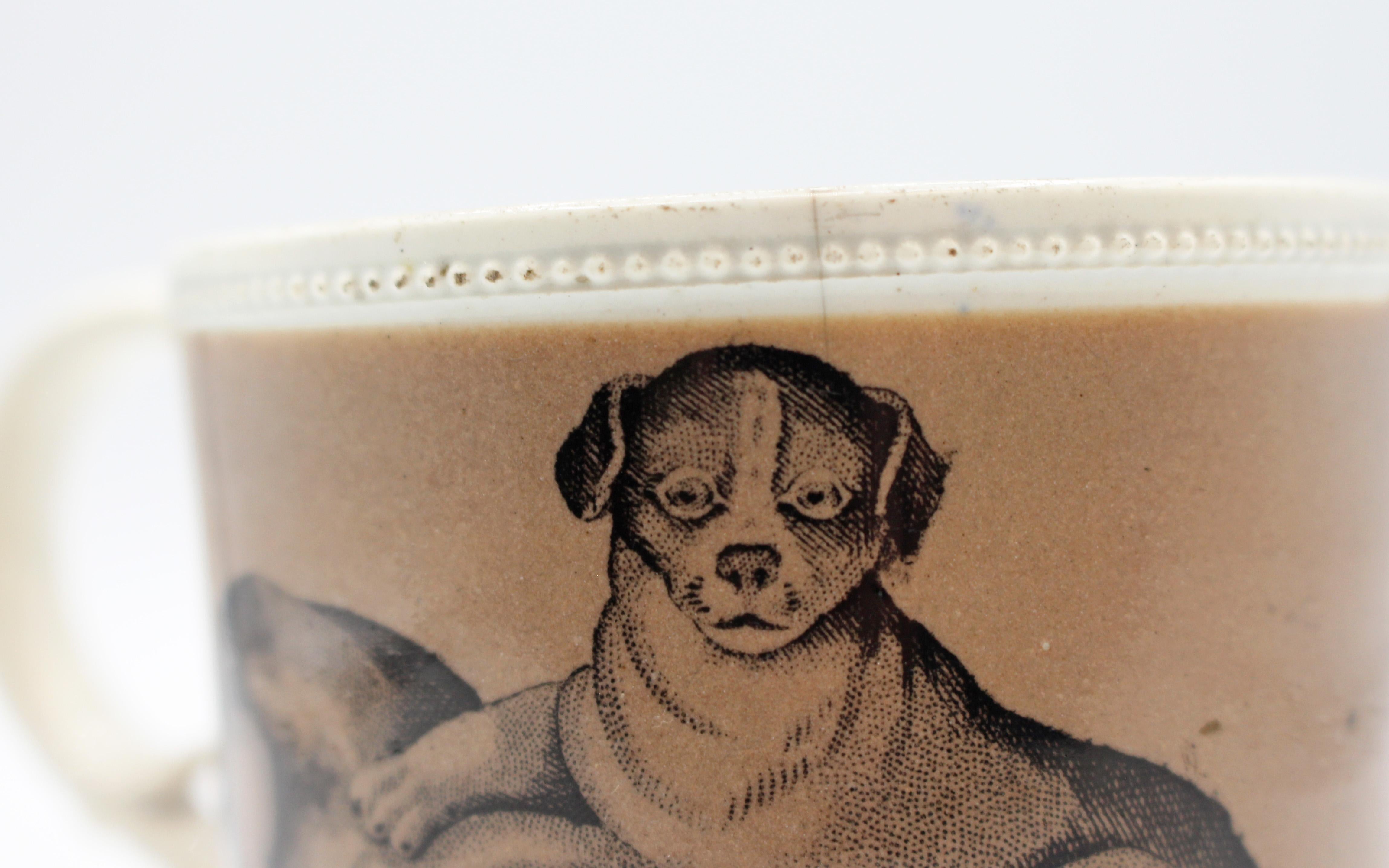 CIRCA 1830s Englisch Seltene Stone China Tankard (Porzellan) im Angebot