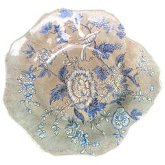 English Spode Copeland & Garrett Plate, Marked, Rare Pattern, circa 1830s