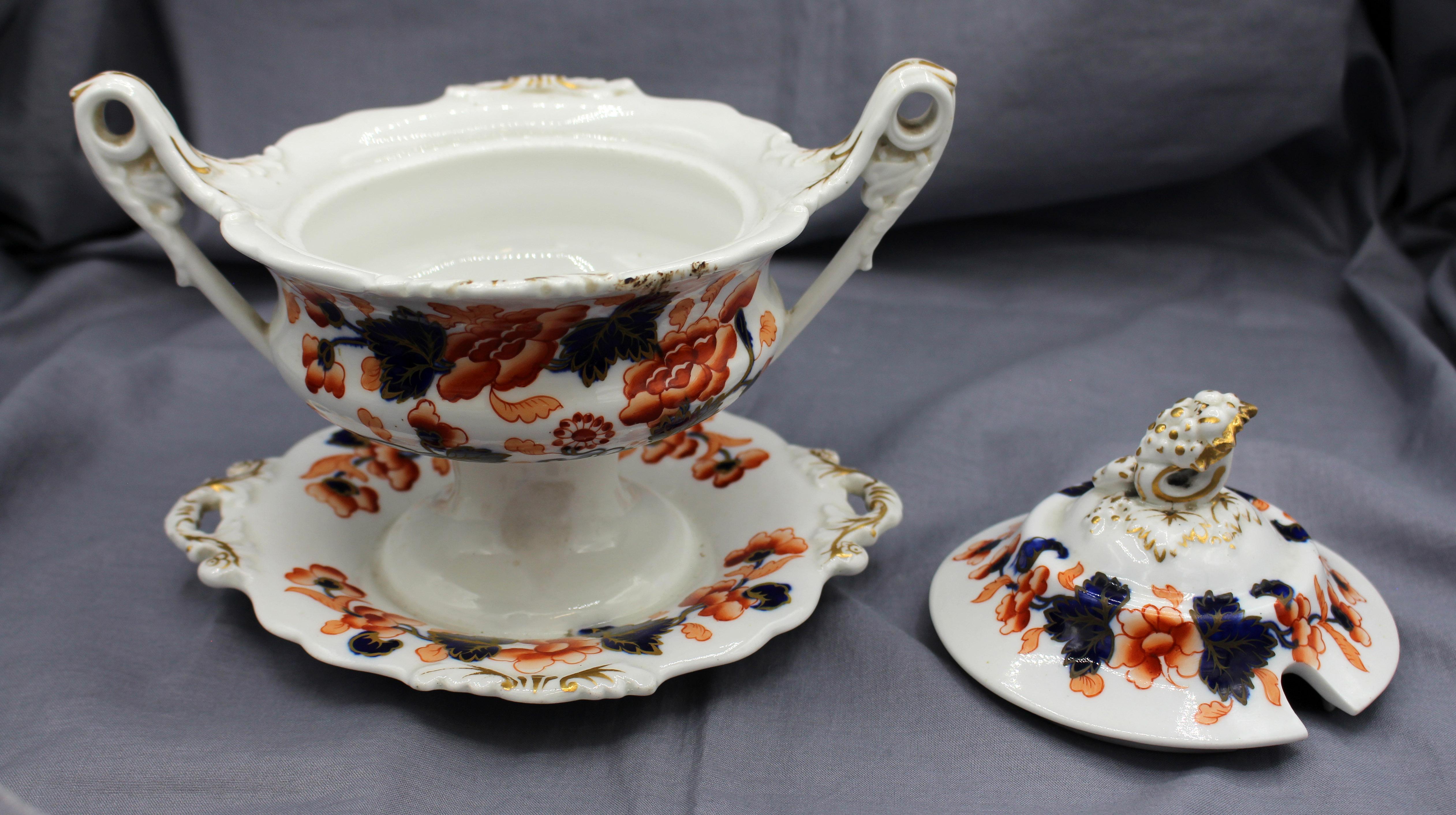Other Circa 1830s Ironstone Sauce Tureen For Sale