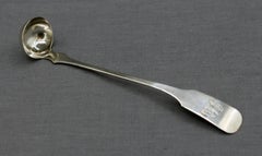Circa 1835-50 Coin Silver Condiment Ladle by William S. Justis