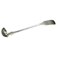 Antique Circa 1835-50 Coin Silver Condiment Ladle by William S. Justis