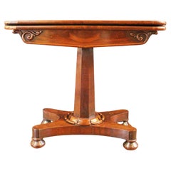 CIRCA 1835 Tavolo da gioco inglese del periodo di William Williams