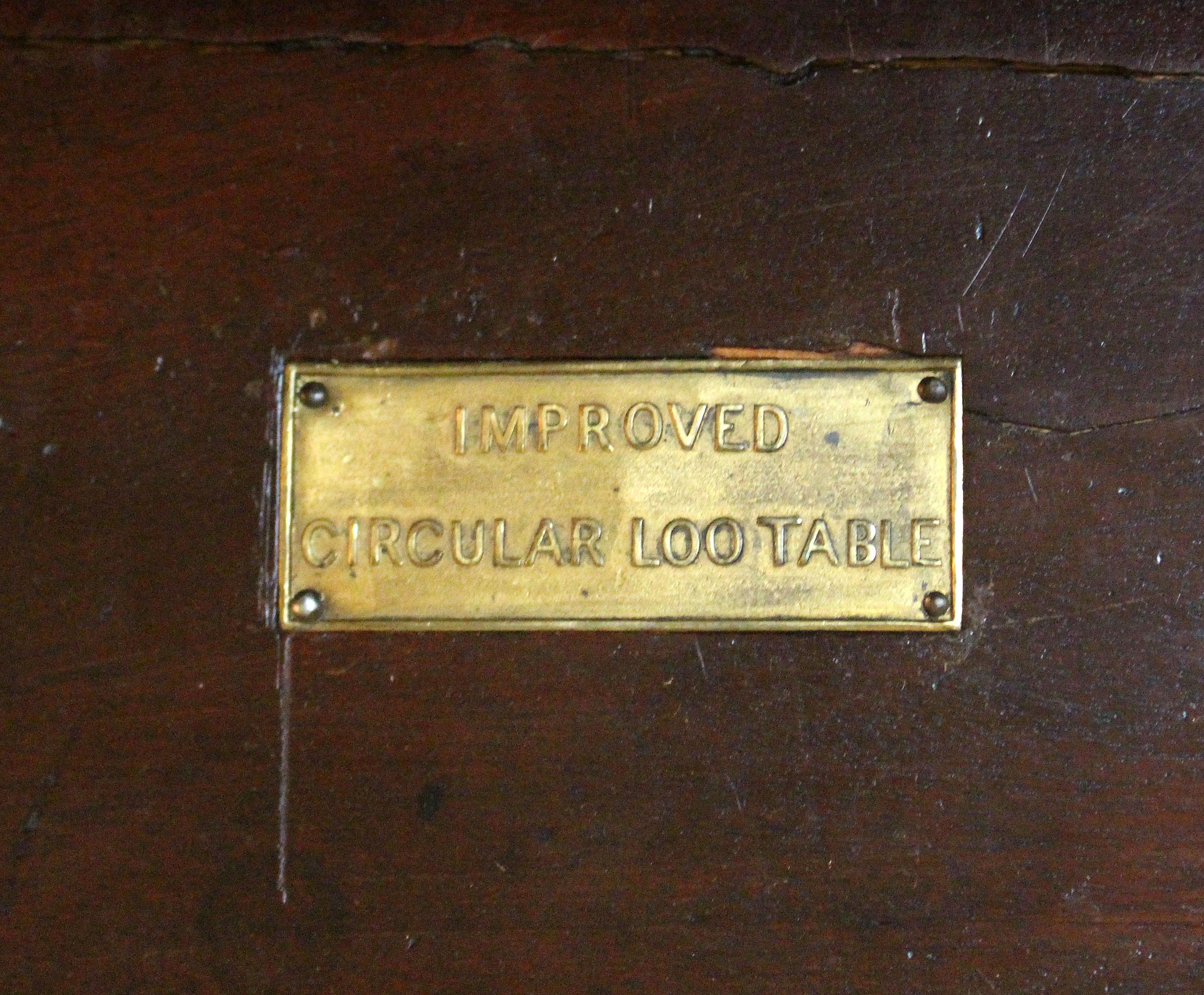 CIRCA 1835 Tavolo da centro inglese William IV o Tavolo da salotto In condizioni buone in vendita a Chapel Hill, NC