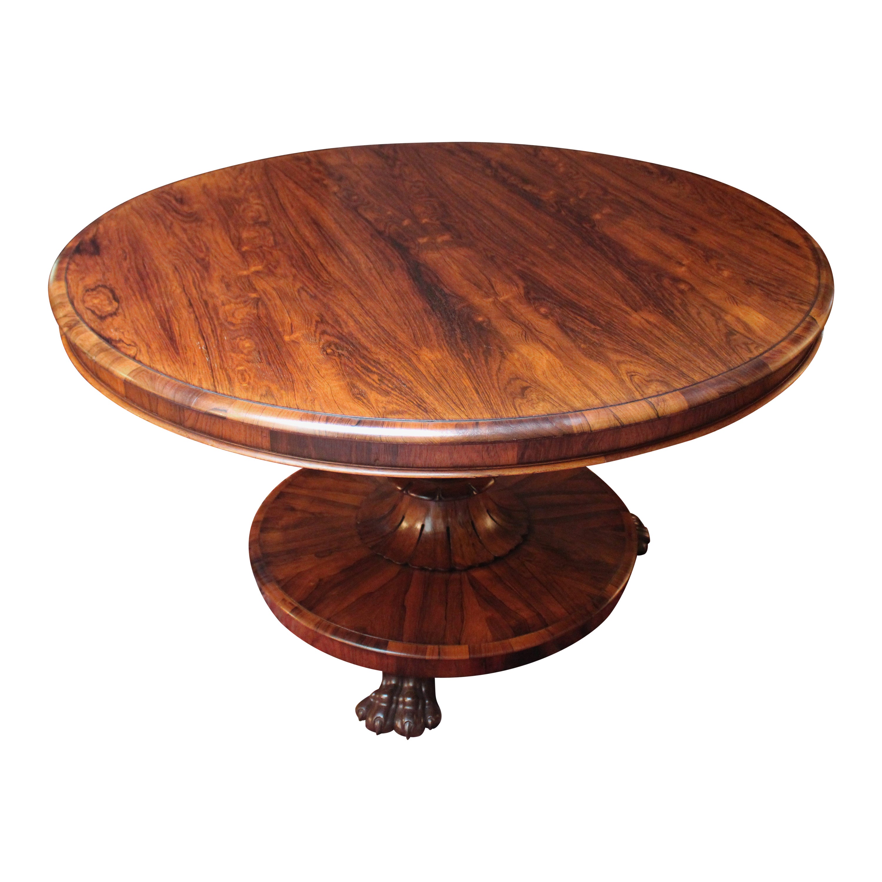 CIRCA 1835 William IV English Center Table oder Loo Table