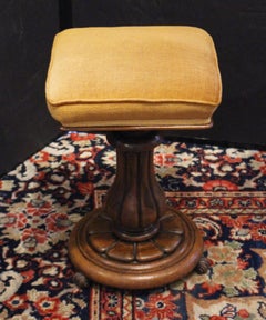 CIRCA 1835 Tabouret de piano anglais d'époque William IV