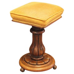 CIRCA 1835 Tabouret de piano anglais d'époque William IV