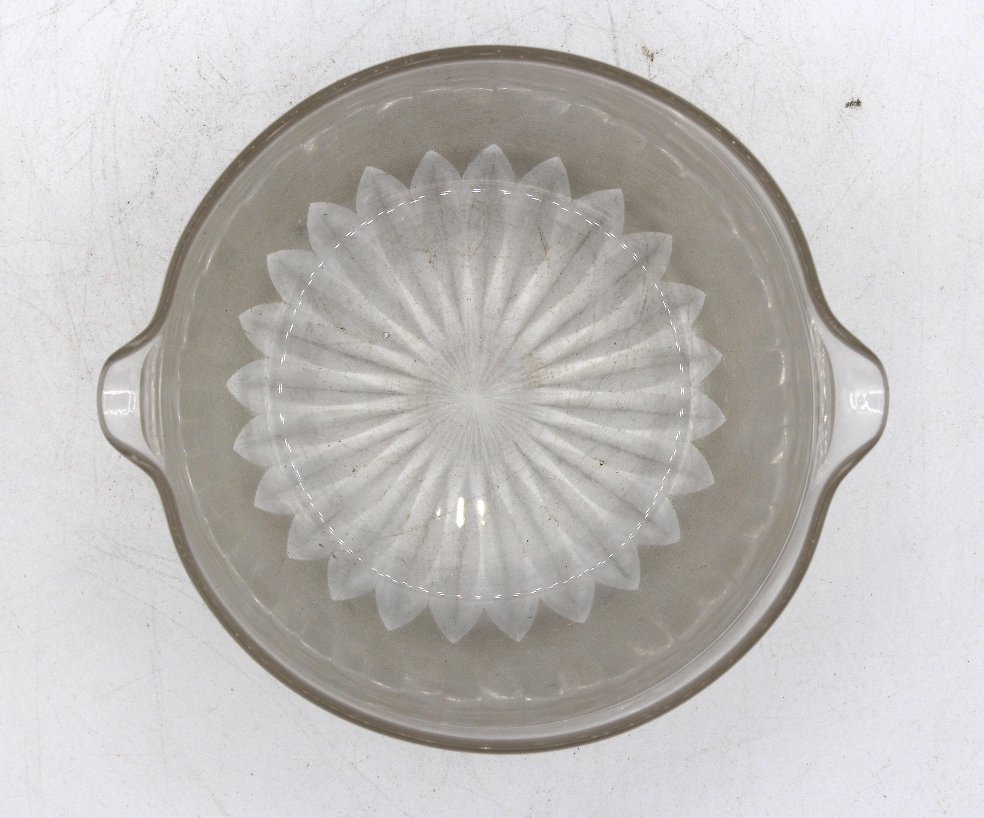 CIRCA 1840 Englisch Glas Wein Rinser (Mattiert) im Angebot
