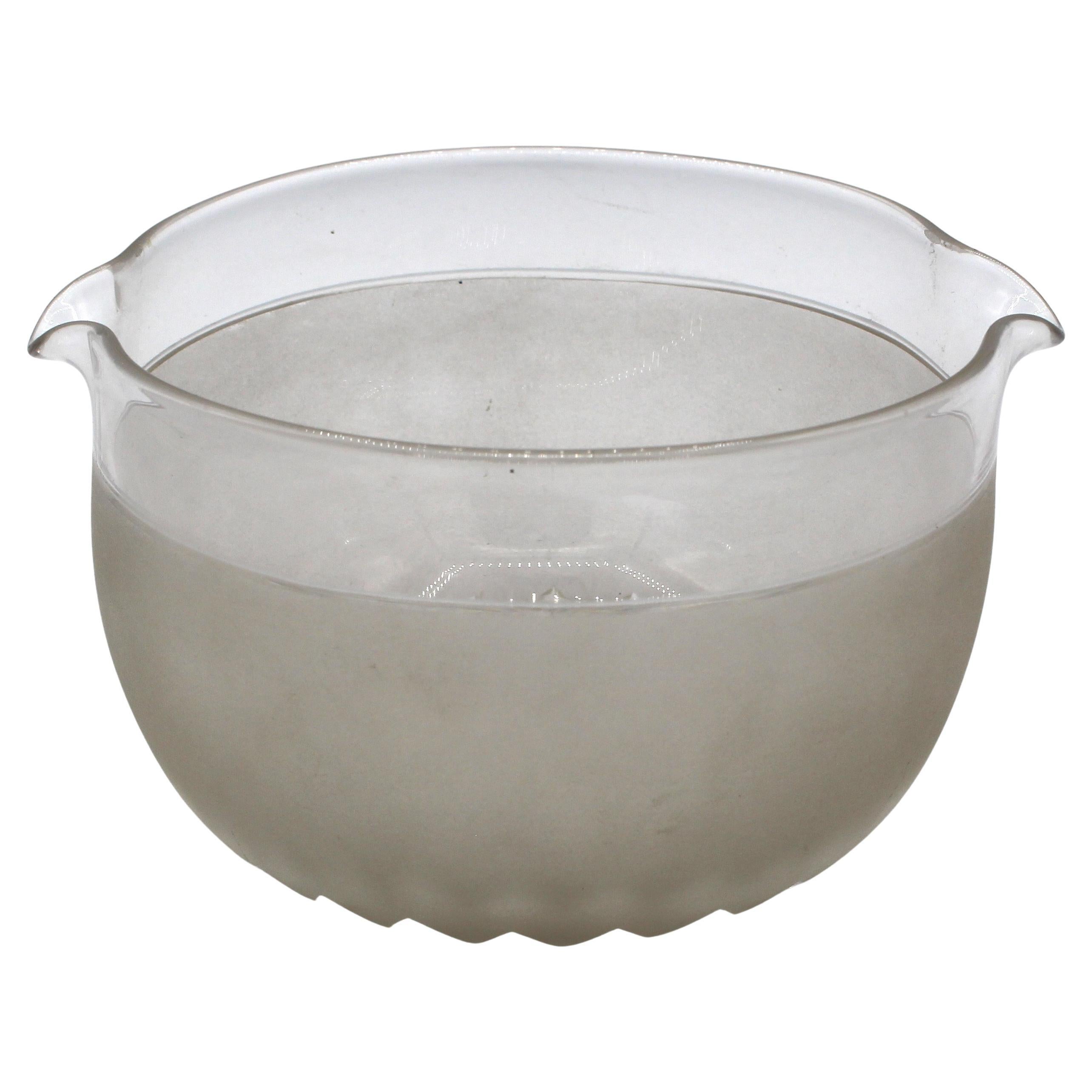 Enjuagadora inglesa de vidrio para vino, circa 1840