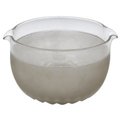 Enjuagadora inglesa de vidrio para vino, circa 1840
