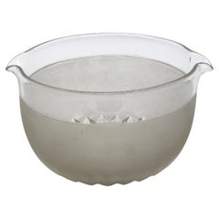 Enjuagadora inglesa de vidrio para vino, circa 1840