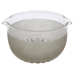 Enjuagadora inglesa de vidrio para vino, circa 1840