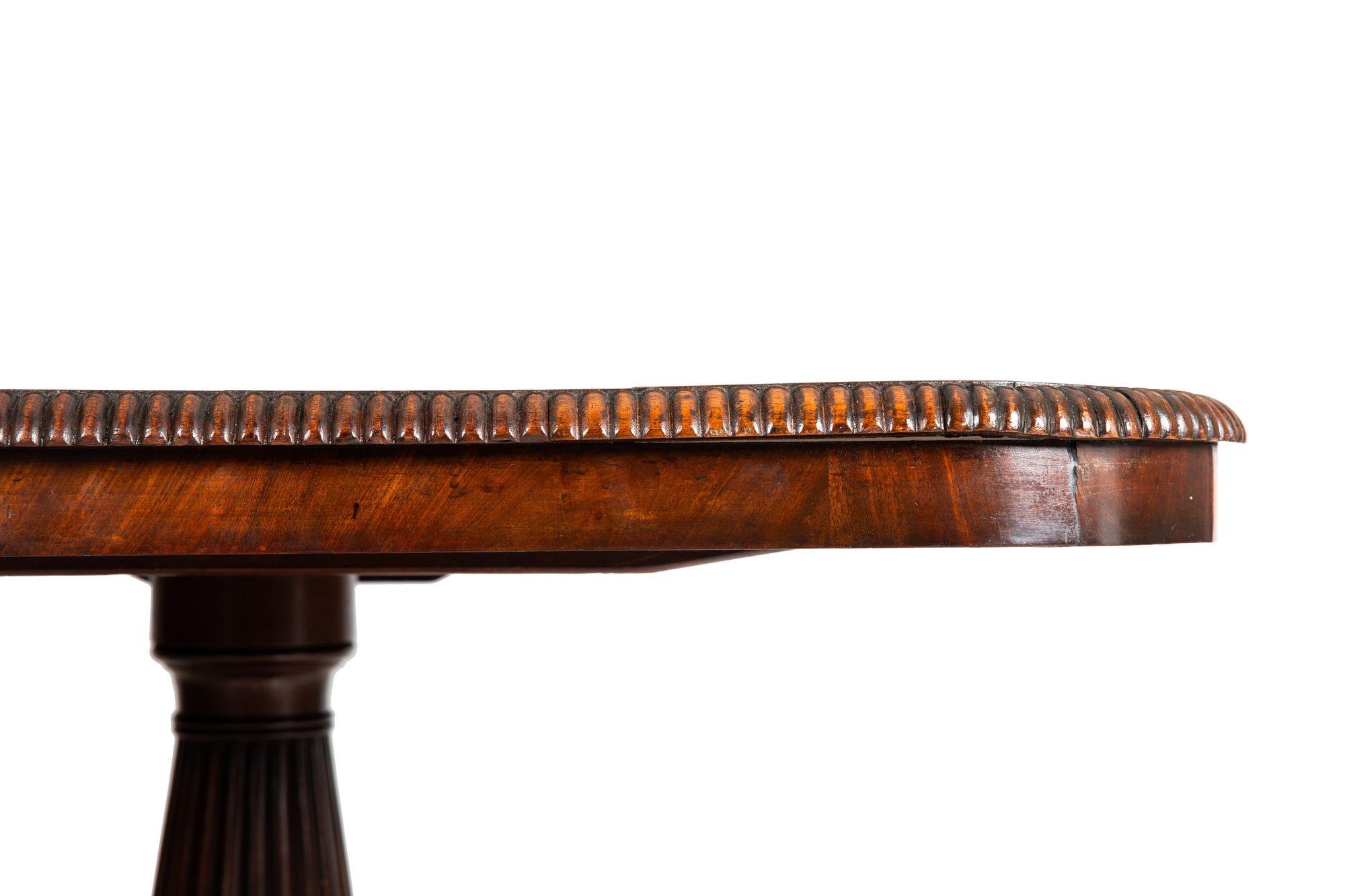 Circa 1840 English William IV Flame Mahogany Tilting Breakfast Table For Sale 10