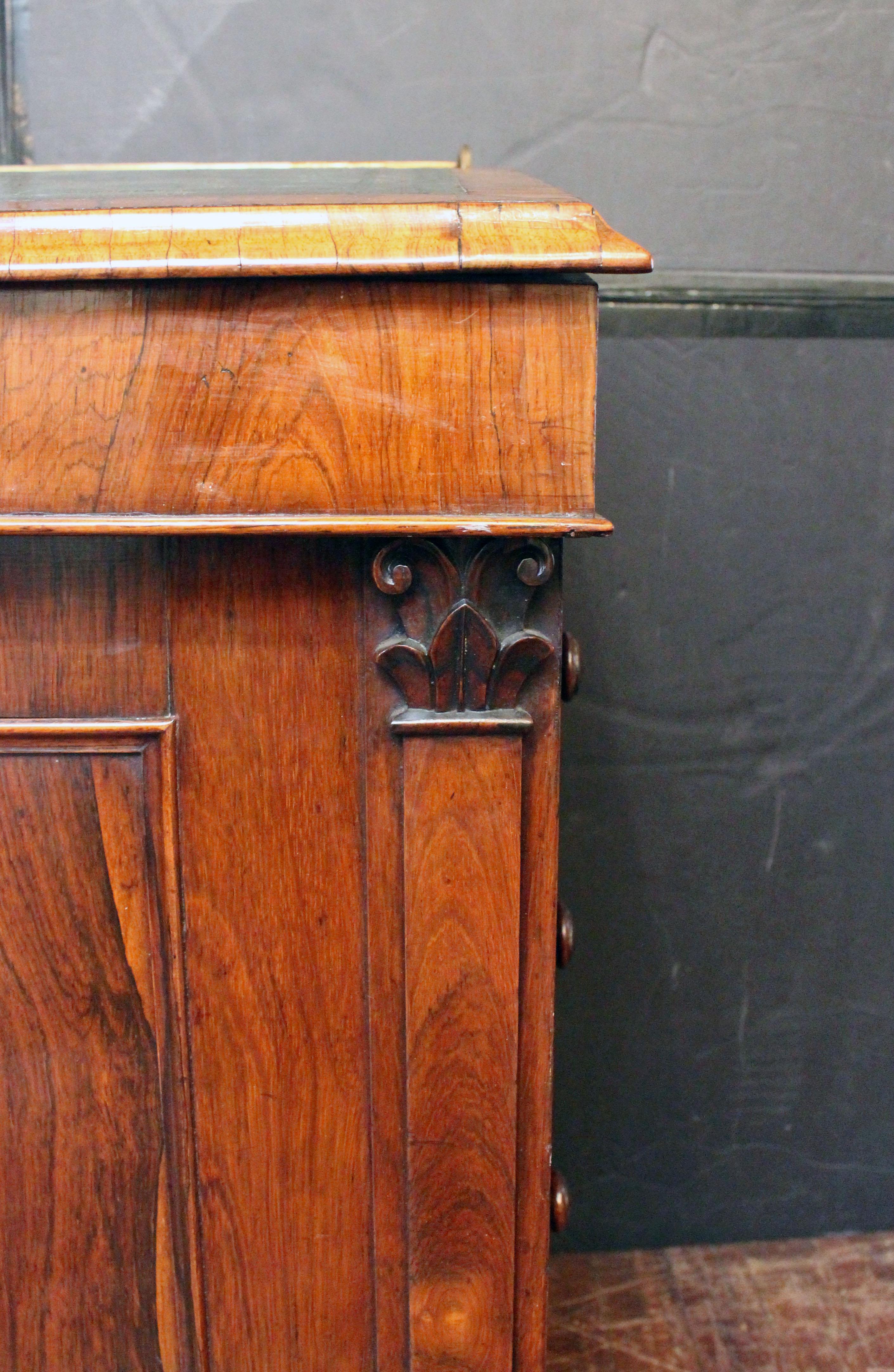 Circa 1840 Irish Davenport Desk by J.J. Byrne 1