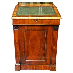 Antique Circa 1840 Irish Davenport Desk by J.J. Byrne