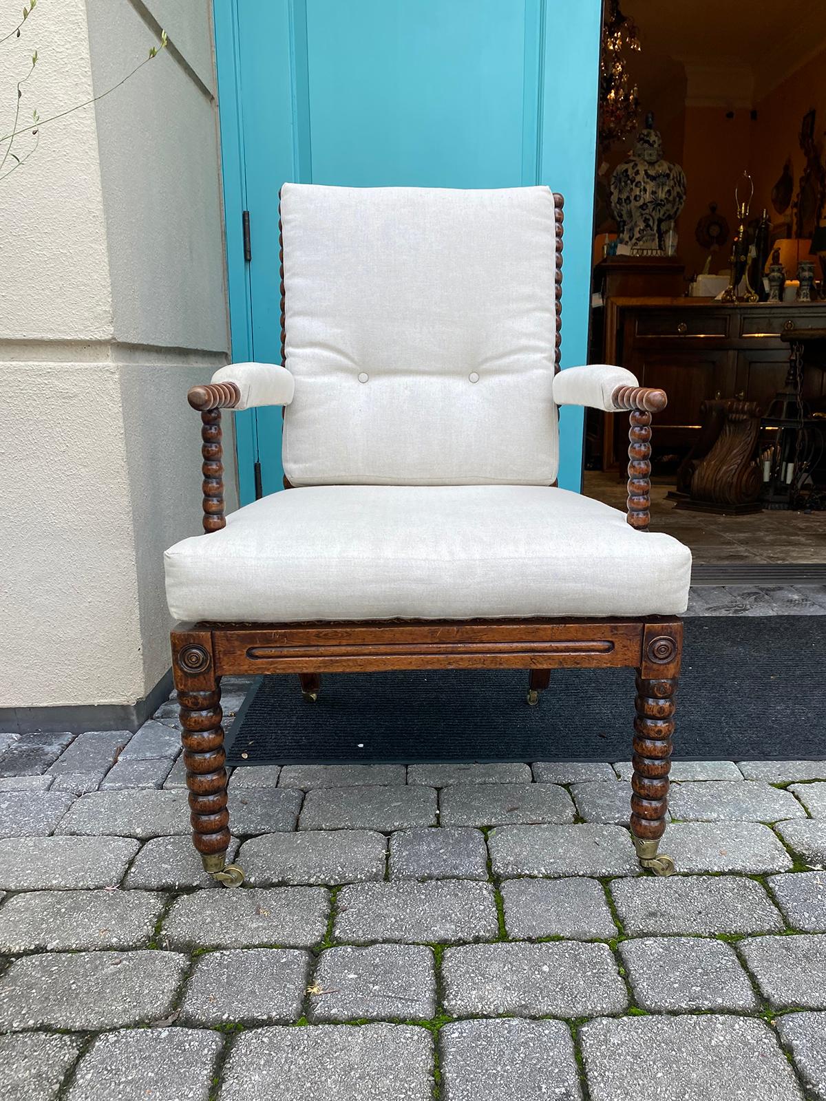 Circa 1850 American bobbin chair.
Measures: 24