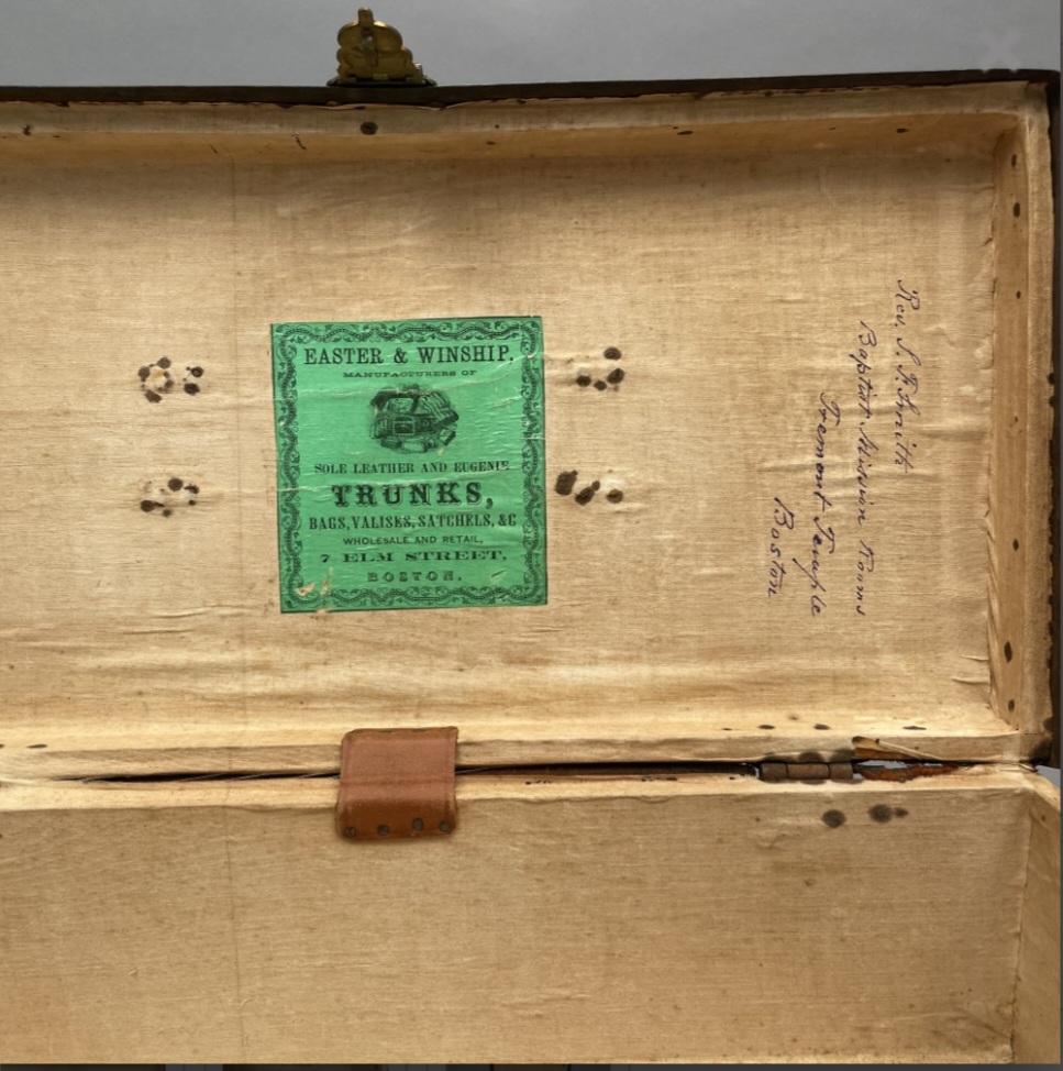  Históricamente Importante Caja de Documentos Americana Boston Circa 1850 en venta 2