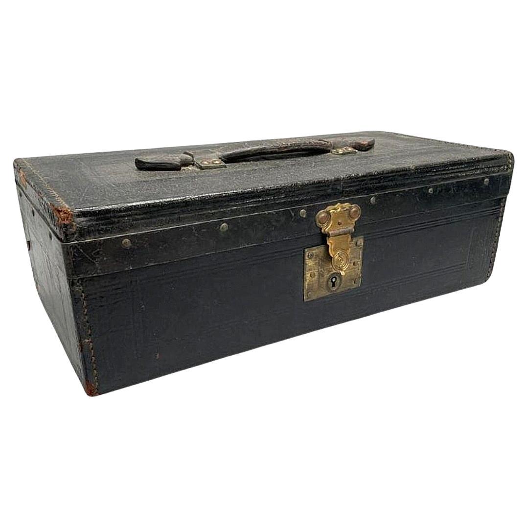  Historically Important Circa 1850 American Document Box Boston For Sale
