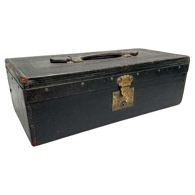 Vintage Deed Box, English, Art Deco, Iron, Document, Deposit, Chest ...