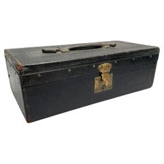 Used  Historically Important Circa 1850 American Document Box Boston