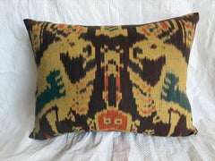 Circa 1850 Antique Ikat Pillow