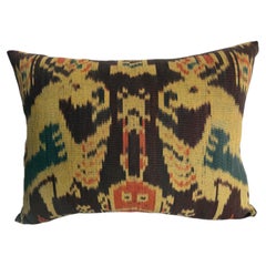 Circa 1850 Antique Ikat Pillow