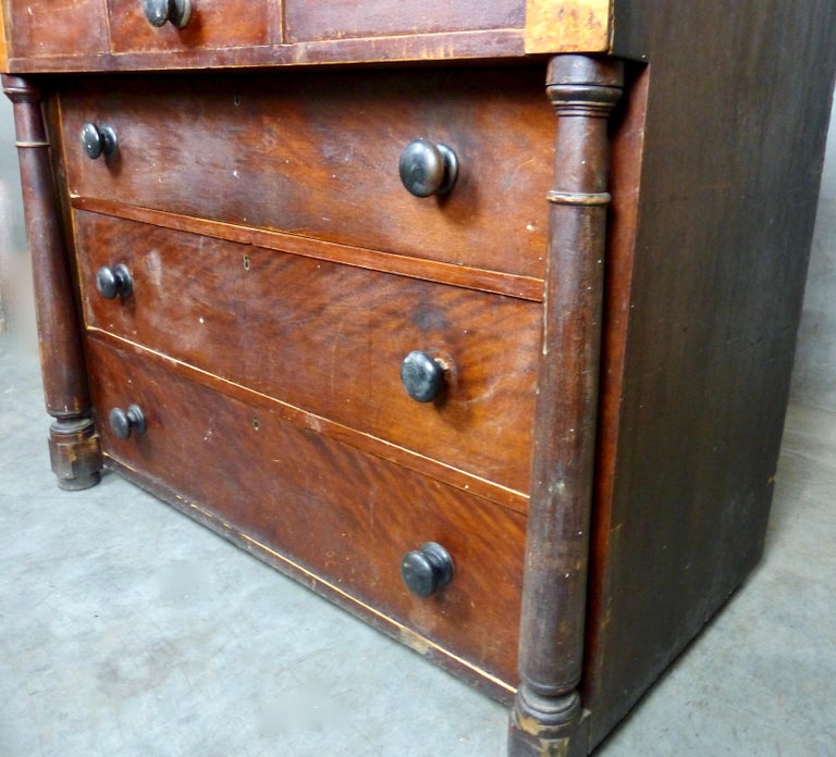 Empire Canadian Chest of Drawers, circa 1850 at 1stDibs