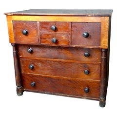 Antique Empire Canadian Chest of Drawers, circa 1850