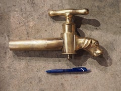 circa 1850 French Bronze Dog Form Spout