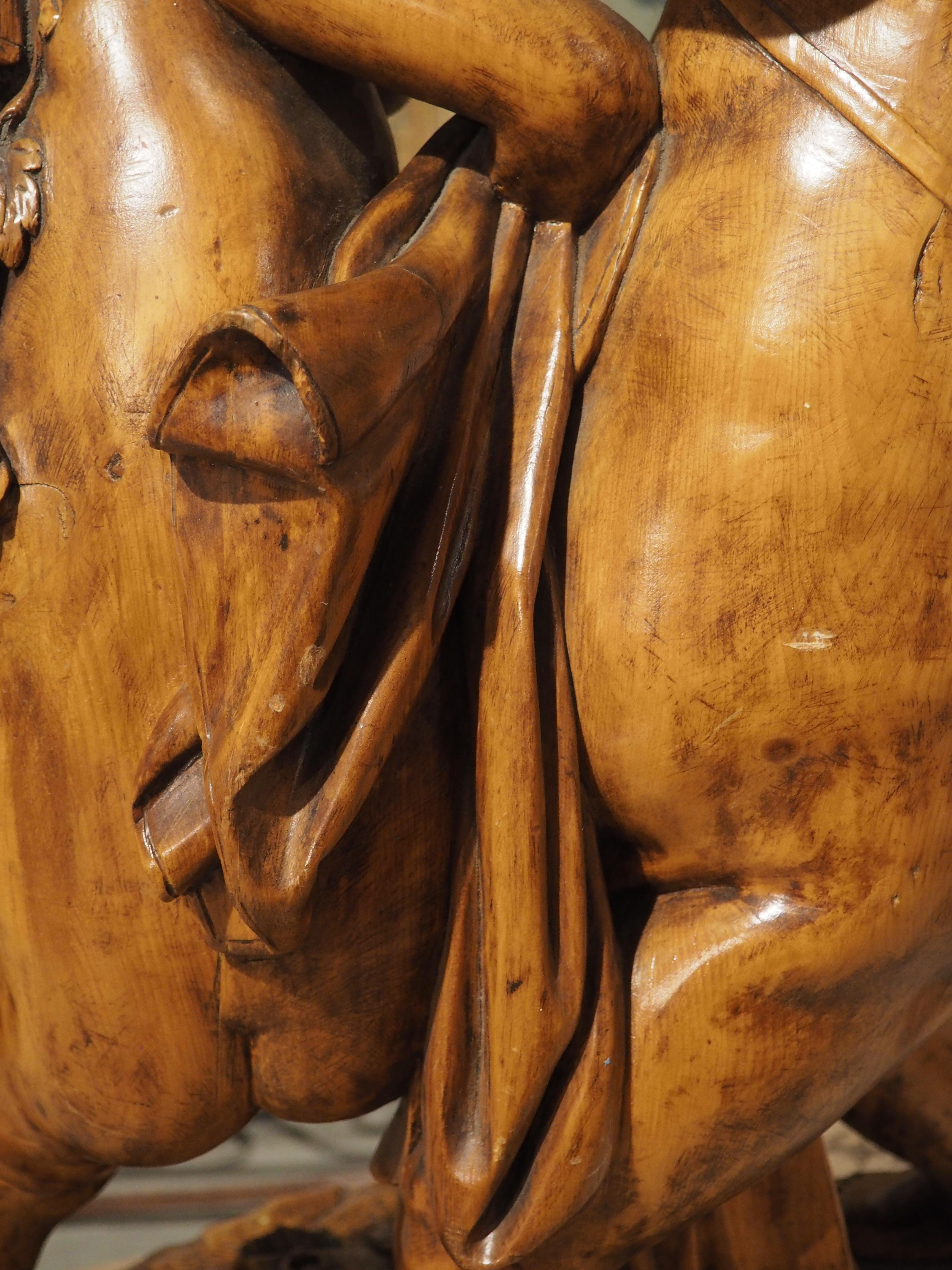 Sculpture française représentant deux cupidons se disputant un cœur, d'après E. Falconet, vers 1850 en vente 8