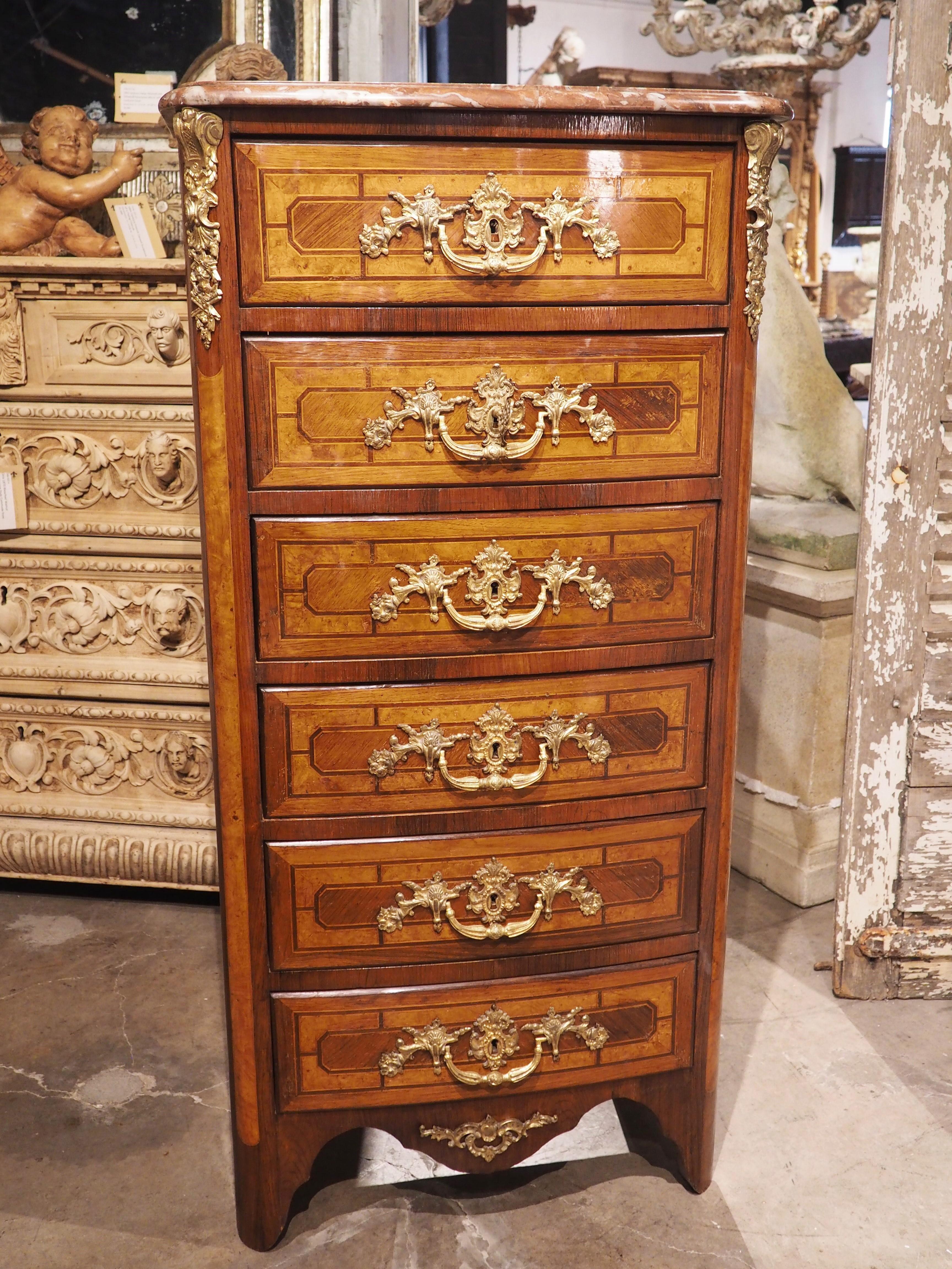 Veneered French Chiffonnier from Le Dauphiné, circa 1850 For Sale 12