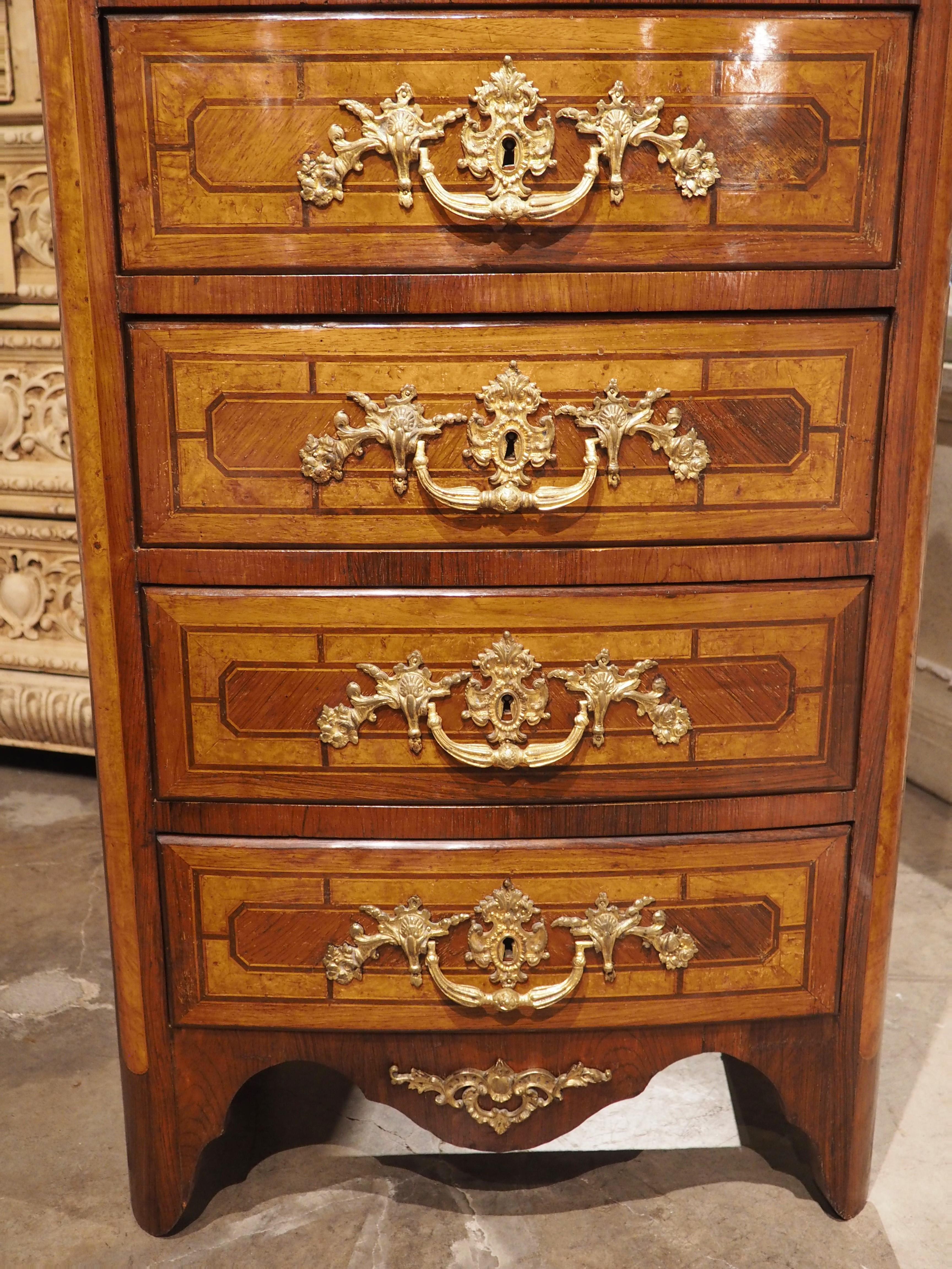 Veneered French Chiffonnier from Le Dauphiné, circa 1850 For Sale 13