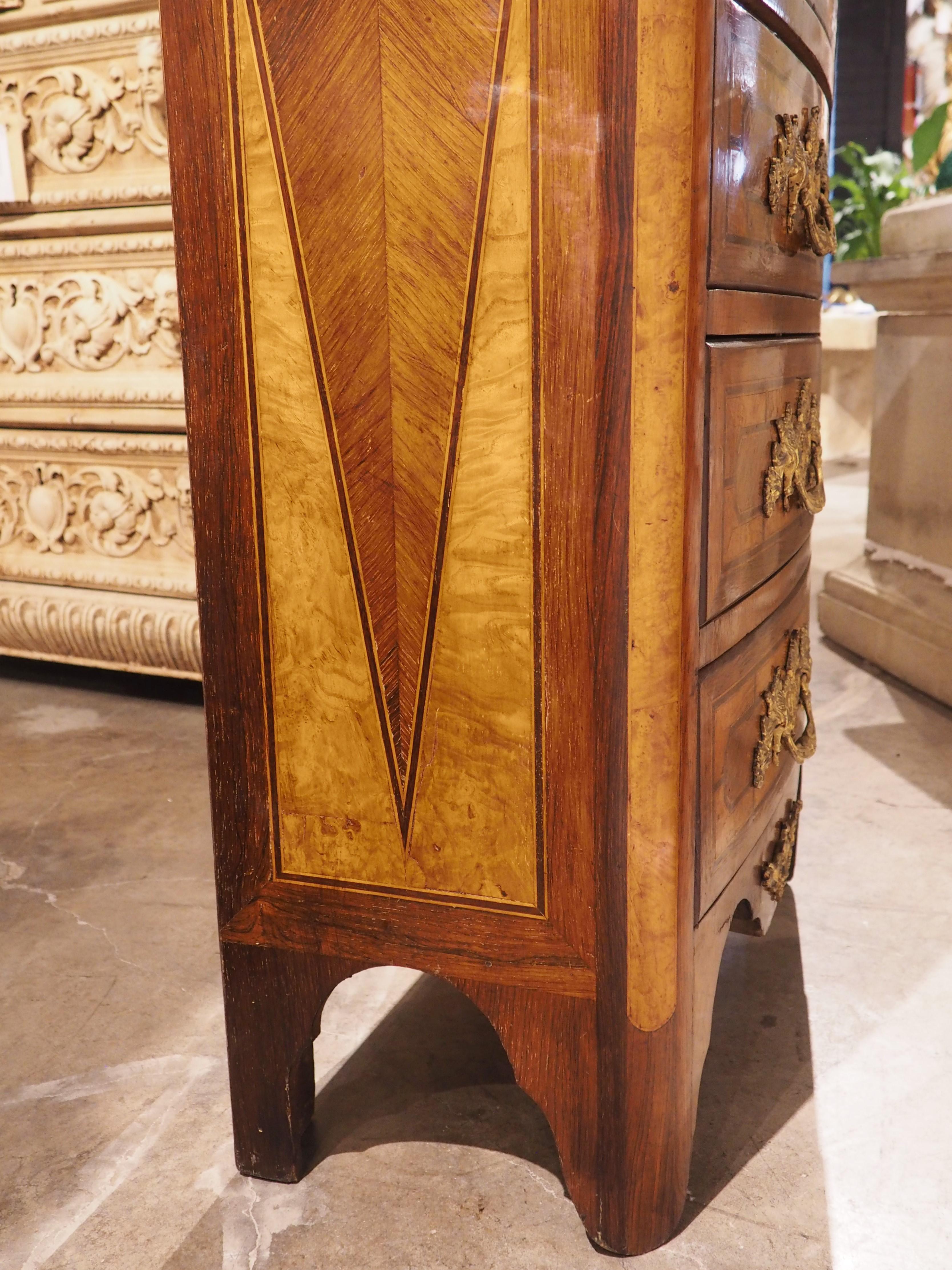 Bronze Veneered French Chiffonnier from Le Dauphiné, circa 1850 For Sale